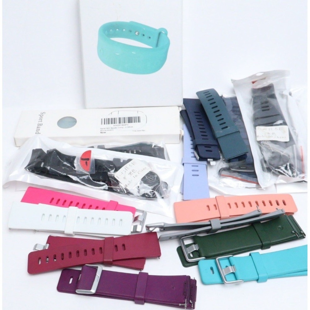 Silicone Watch Bands Replacement Straps Mixed Colors‎ Sports Bands 15+